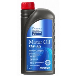 1L - 5W30 OPEL GM Dexos2 sintetiskā motoreļļa FANFARO priekš OPEL Chevrolet + Audi VW BMW MB 5w-30